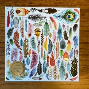 Galison Feathers 500 piece foil puzzle